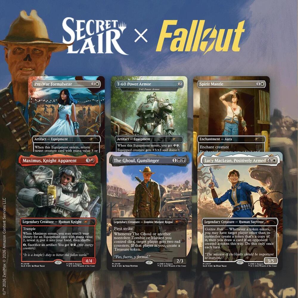 Magic the Gathering Secret Lair x Fallout: Beyond Vault 33 (Non-Foil, WPN EXCLUSIVE)