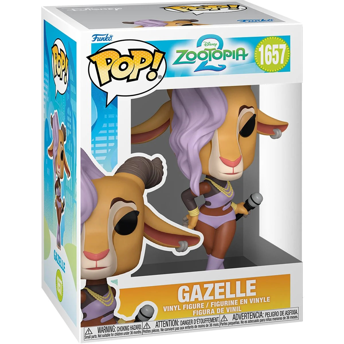 Zootopia 2 Gazelle Funko Pop! Vinyl Figure #1657