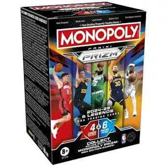 2024-25 Panini Prizm Monopoly Basketball 6-Pack Blaster Box