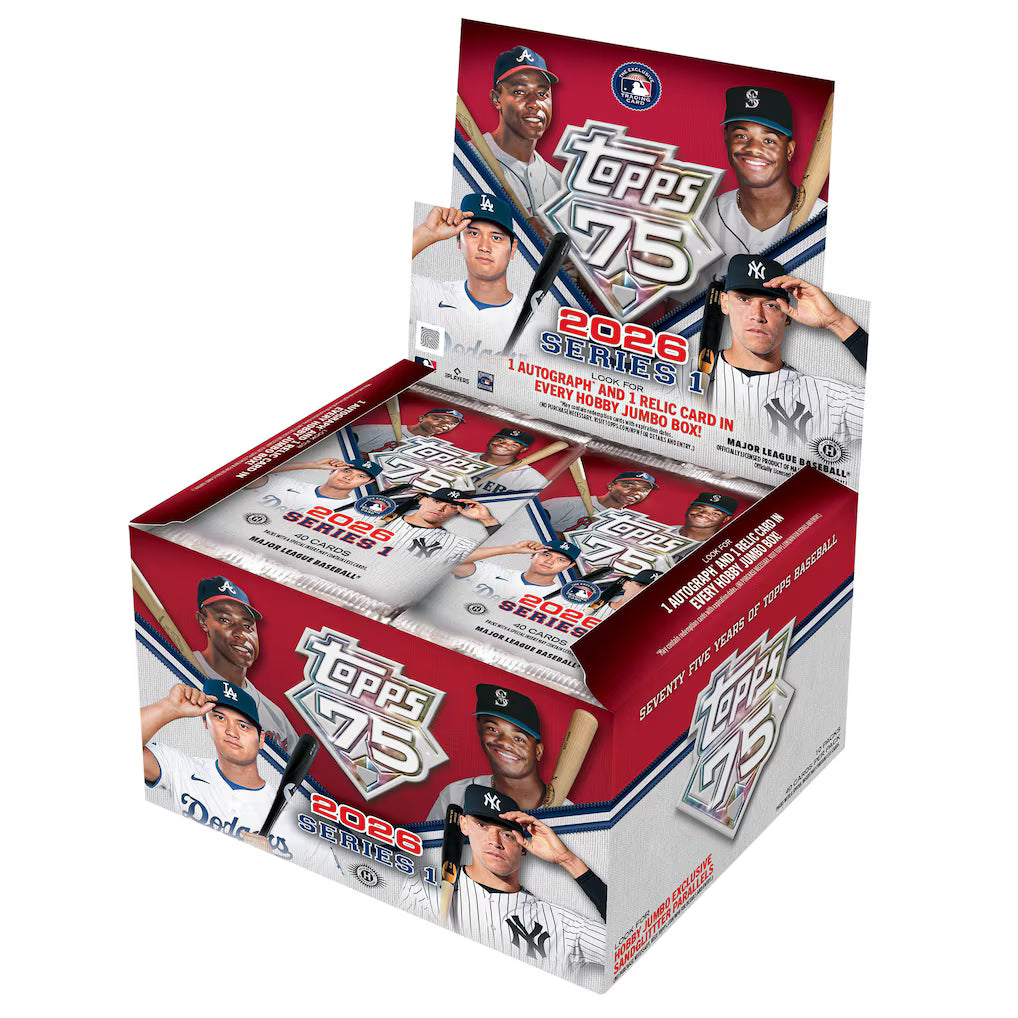 2026 Topps Baseball Series 1 Factory Sealed Hobby Jumbo Box
