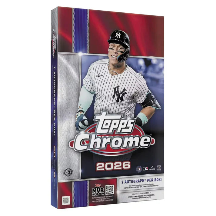 2026 Topps Chrome Baseball Hobby Box