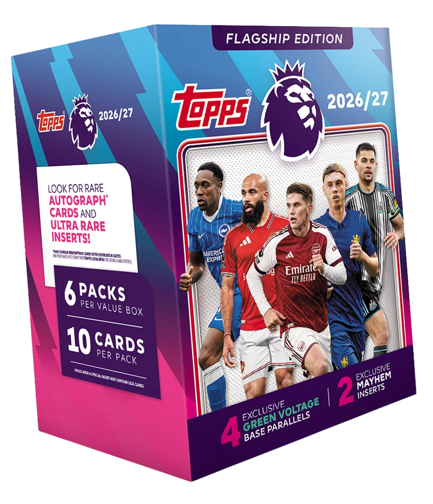 2026-27 Topps Premiere League Flagship Soccer Value Box