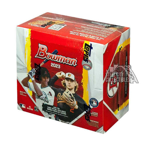 2023 Bowman Baseball Factory-Sealed RETAIL Box - 24 packs / 12 cards