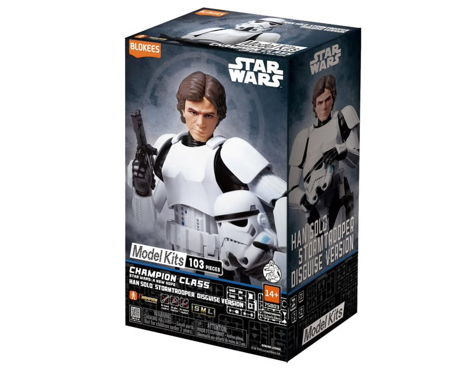 Blokees Star Wars Han Solo Storm Trooper Disguise Model Kit