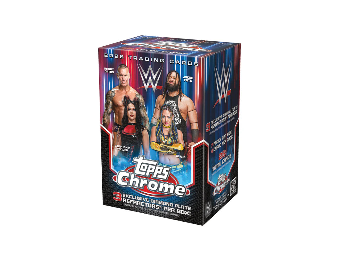 Topps 2026 Chrome WWE Wrestling Trading Card BLASTER Box