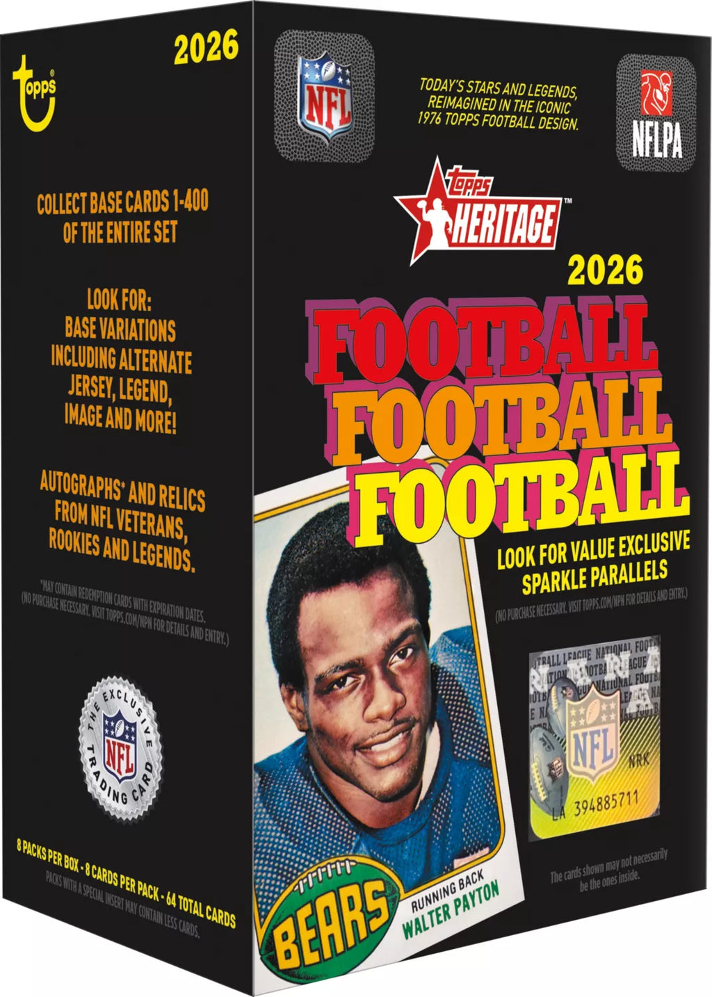 Topps : 2026 Heritage Football Value Blaster Box