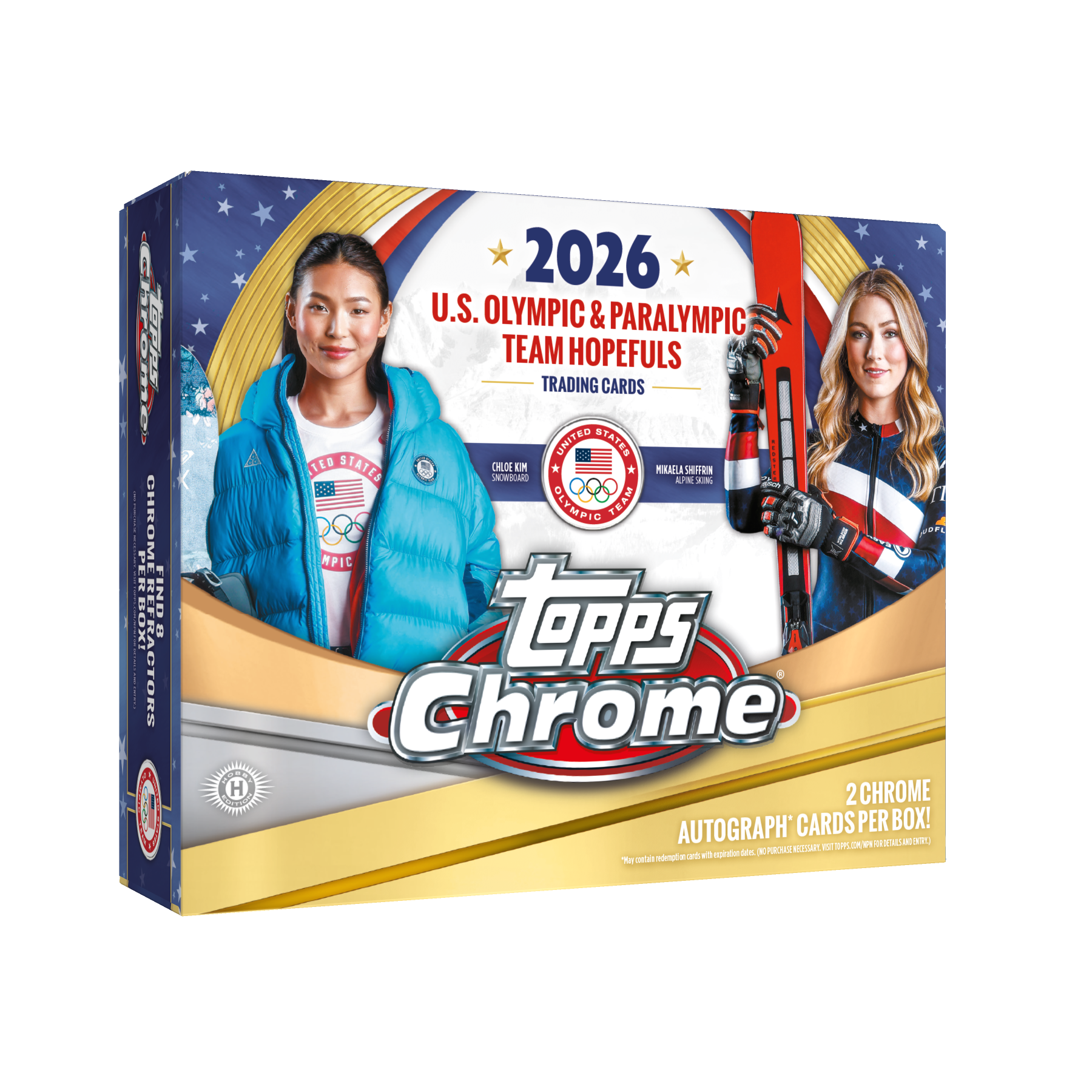 2026 Topps Chrome US Olympics Hobby Box