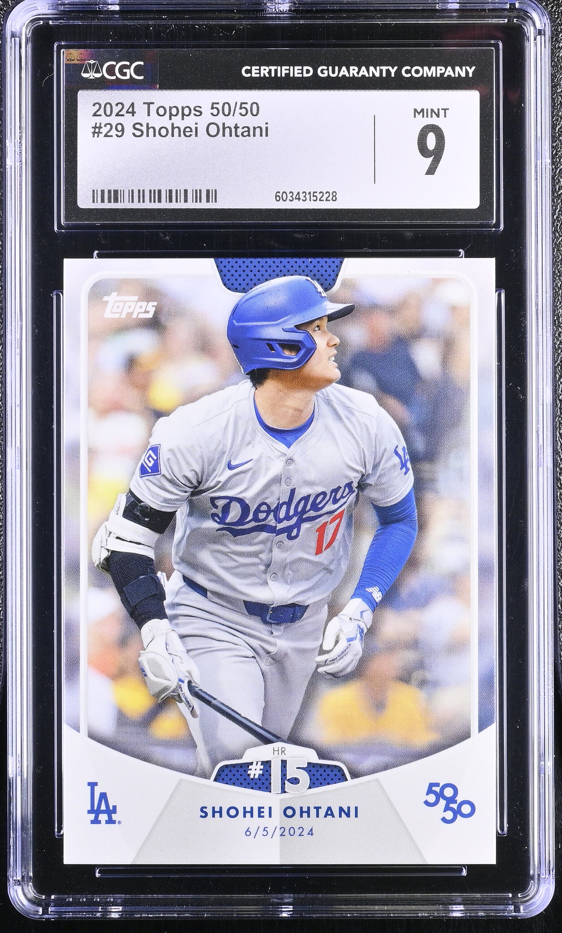 2024 50/50 #29 Shohei Ohtani CGC 9