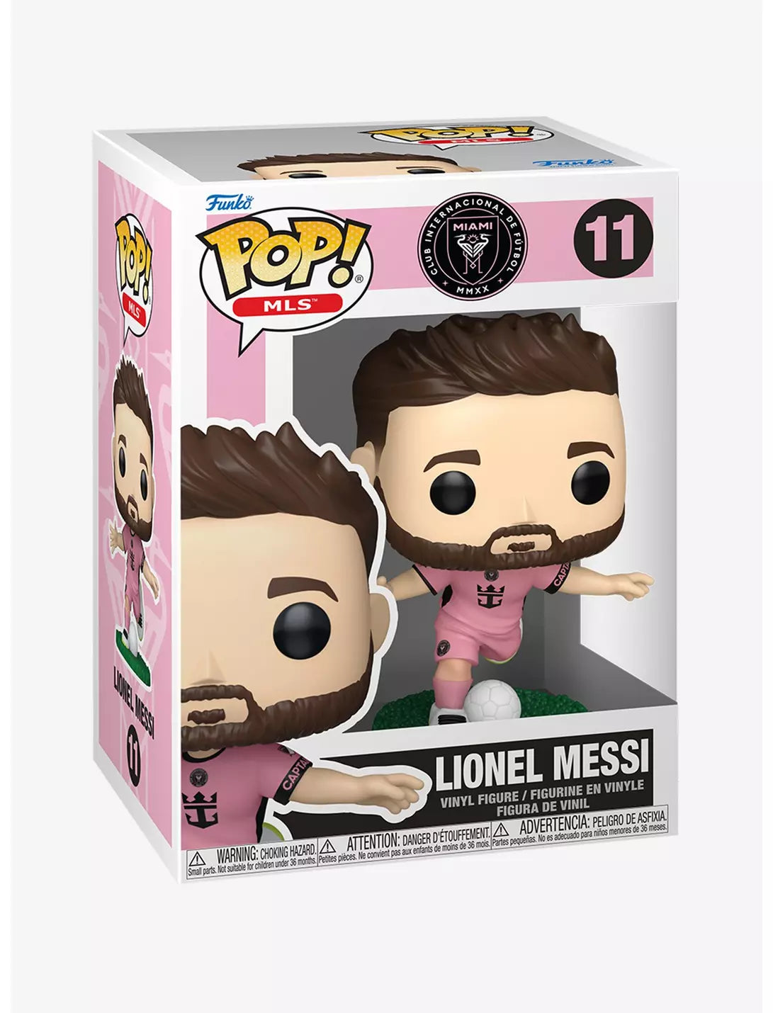 MLS Inter Miami CF Lionel Messi Funko Pop! Vinyl Figure (pink uniform) #11
