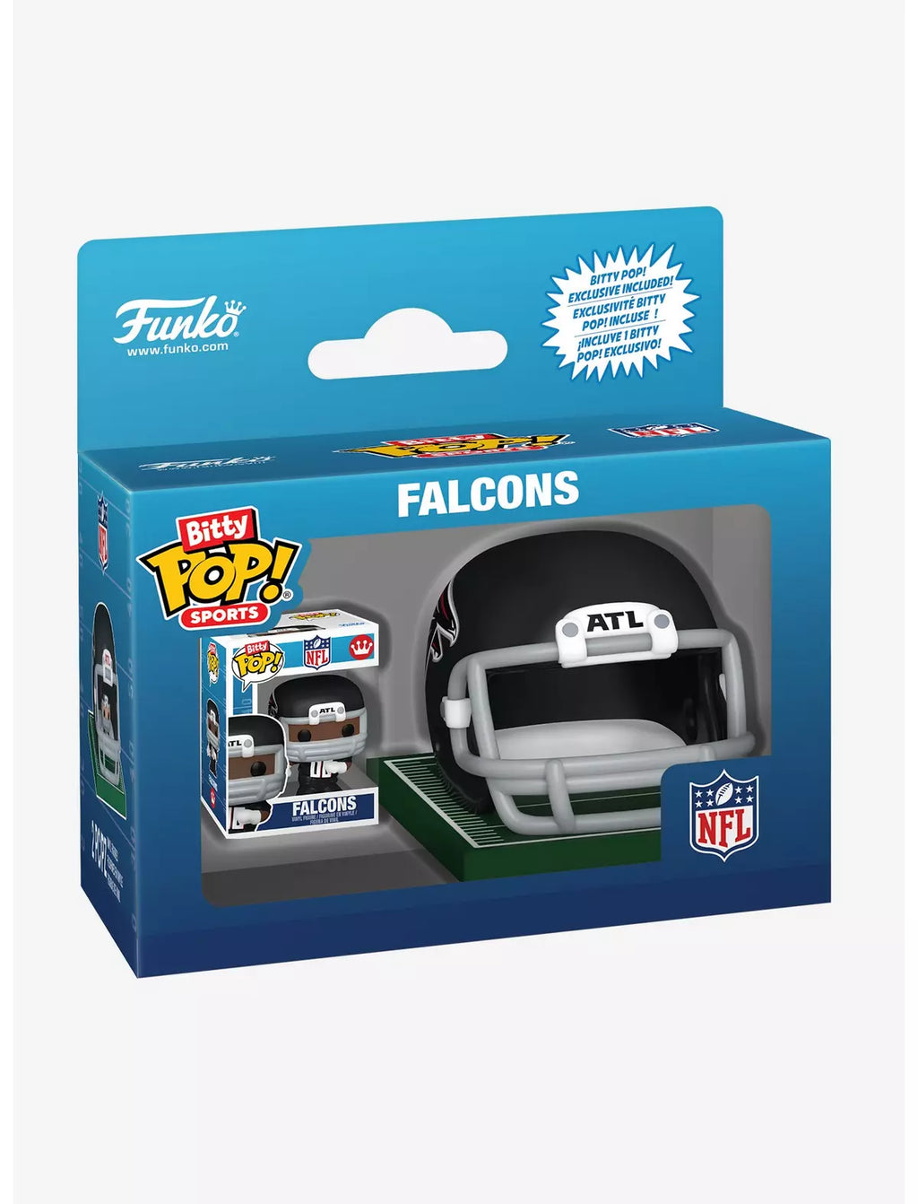 Funko Bitty Pop! Helmet & Player Falcons