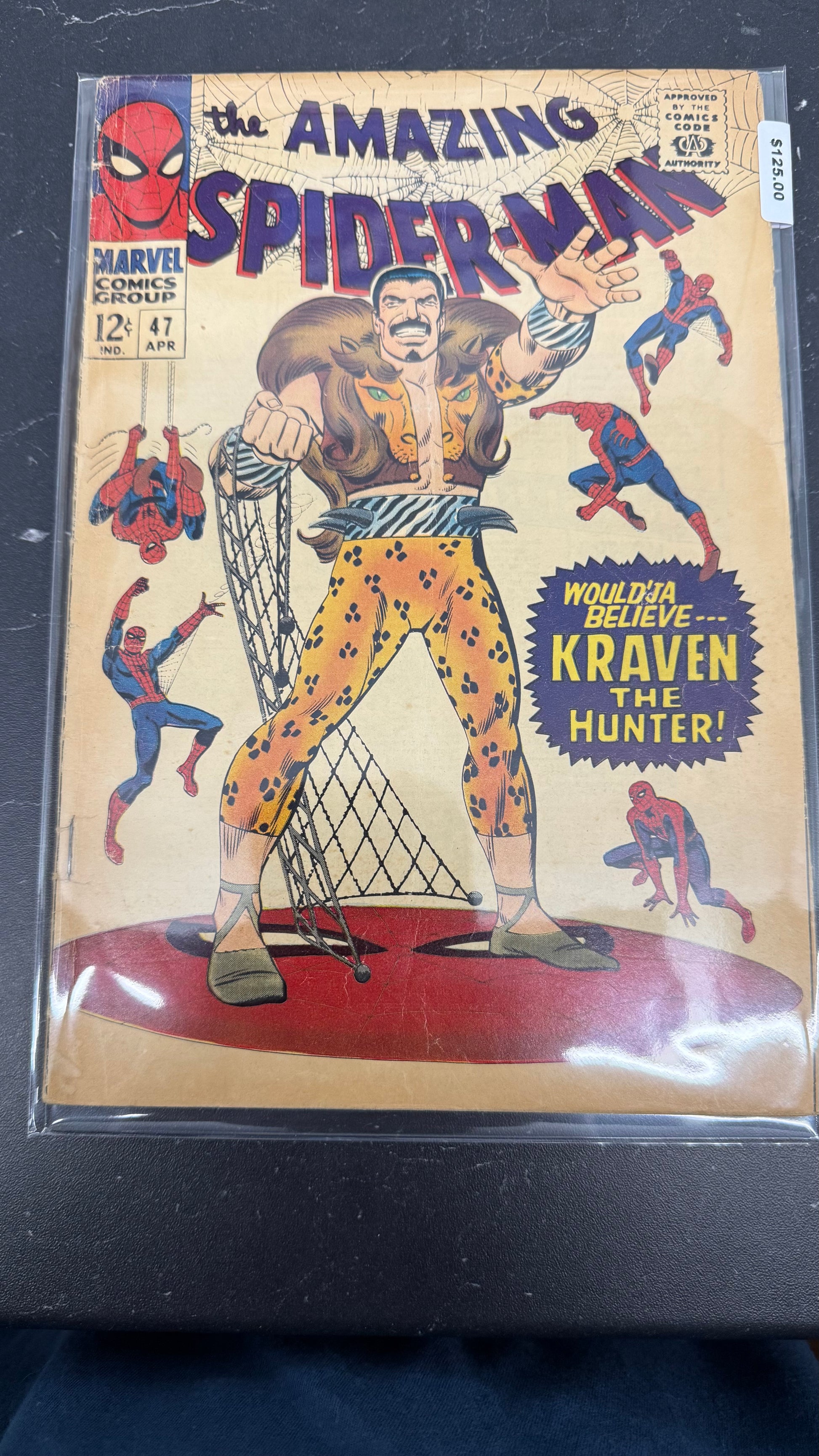 Marvel Comics: The Amazing Spider-Man #47 (Iconic Cover featuring Kraven the Hunter)