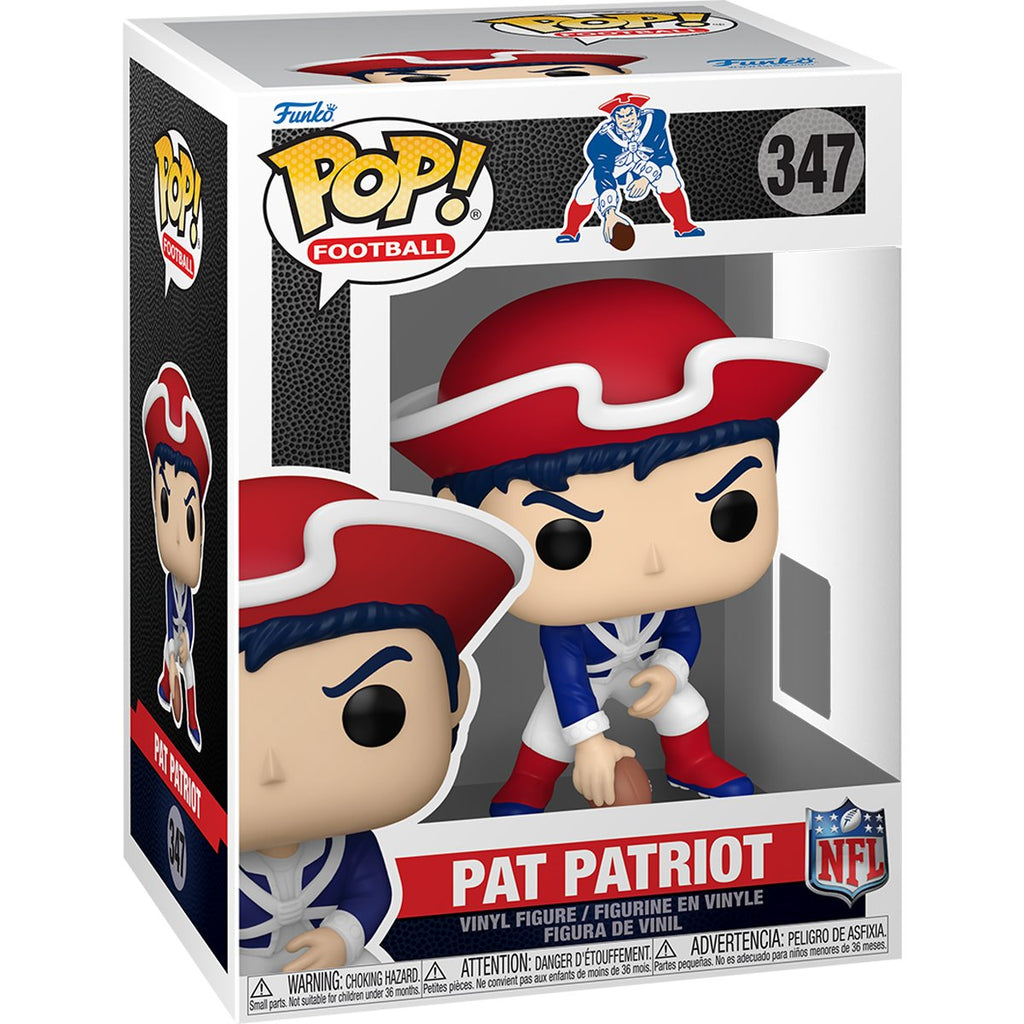 Funko Pop! NFL Mascots Throwback Patriots Pat Patriot #347