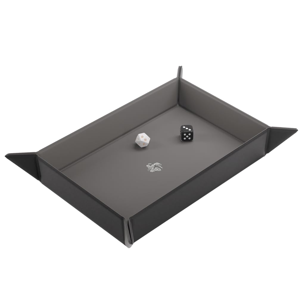 GameGenic: Magnetic Dice Tray (BLACK/GREY)