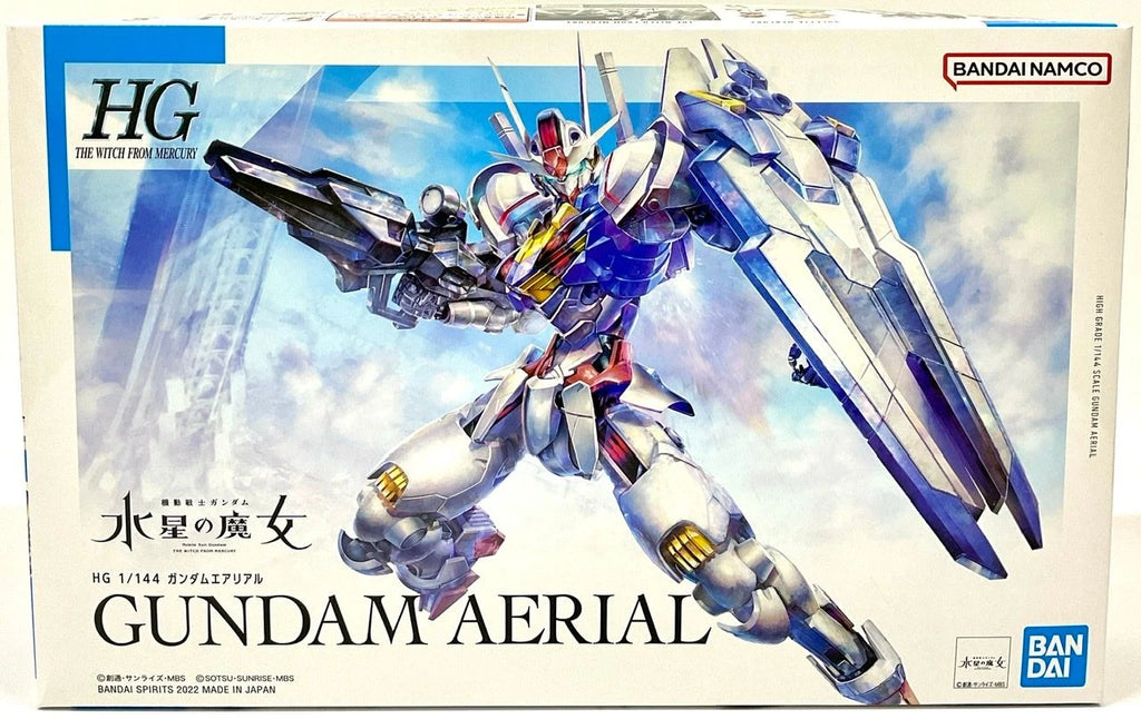 BANDAI Mobile Suit Gundam: The Witch from Mercury HG 1:144 : XVX-016 Gundam Aerial Model Kit