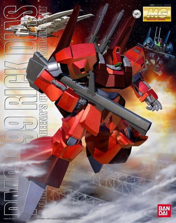 Bandai Gundam MG 1/100 Rick Dias Quattoro Color Red Gundam Model Kit