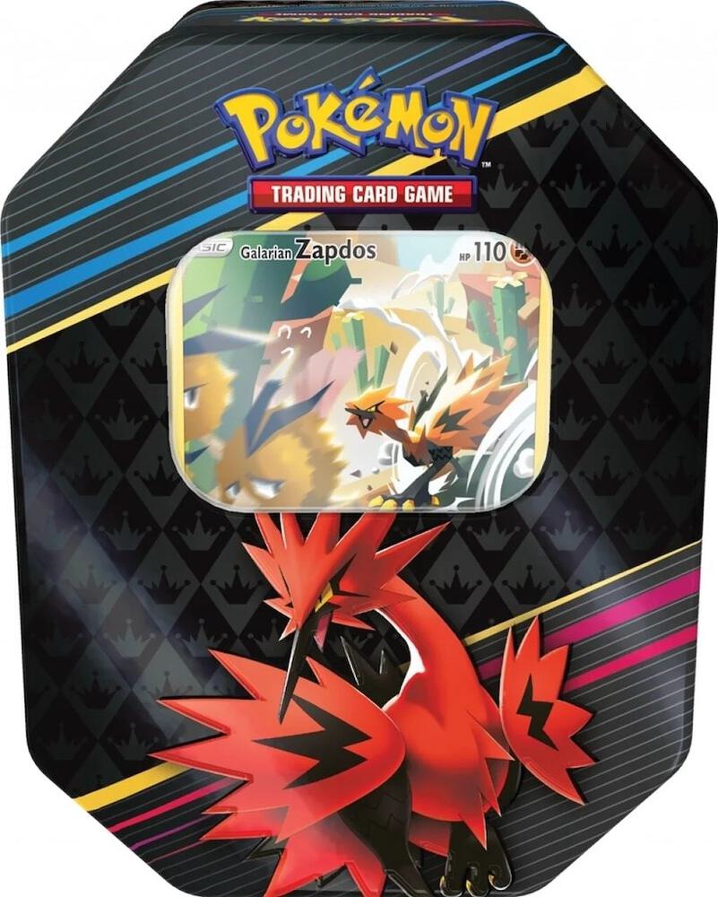 Pokemon Crown Zenith Tin [Galarian Zapados] (International Version)