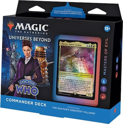Magic The Gathering Universes Beyond: Doctor Who - Masters of Evil Commander Deck