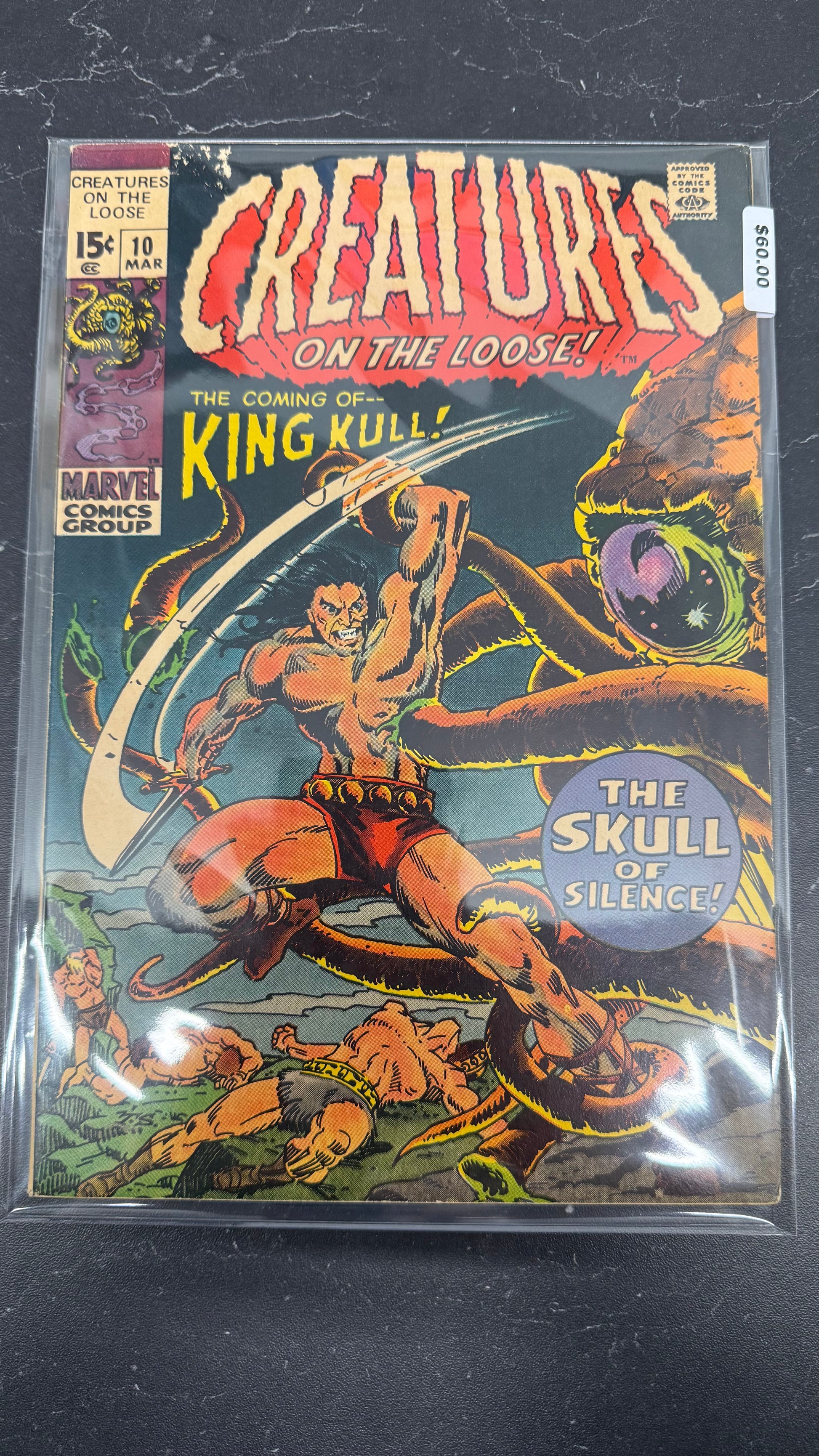Marvel Comics: Creatures on the Loose #10 (First Appearance: King Kull)