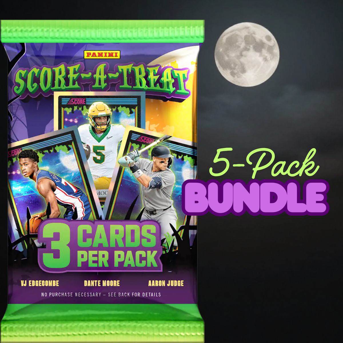 2026 Panini Score-A-Treat Trading Cards - 5 Pack Lot