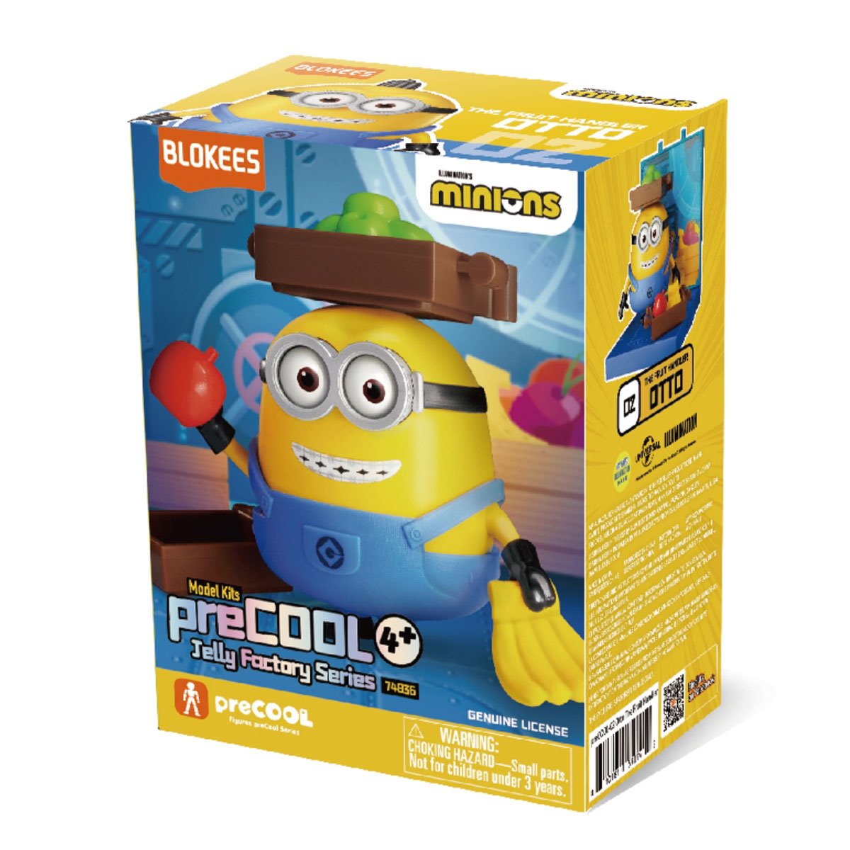 Blokees Minions - FRUIT HANDLER OTTO - preCOOL: Minions Jelly Factory Series Model Kit (Copy)