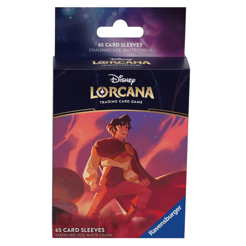 Disney Lorcana Card Sleeves - Aladdin - Heroic Outlaw (65-Pack) - Ravensburger Card Sleeves (RCS)