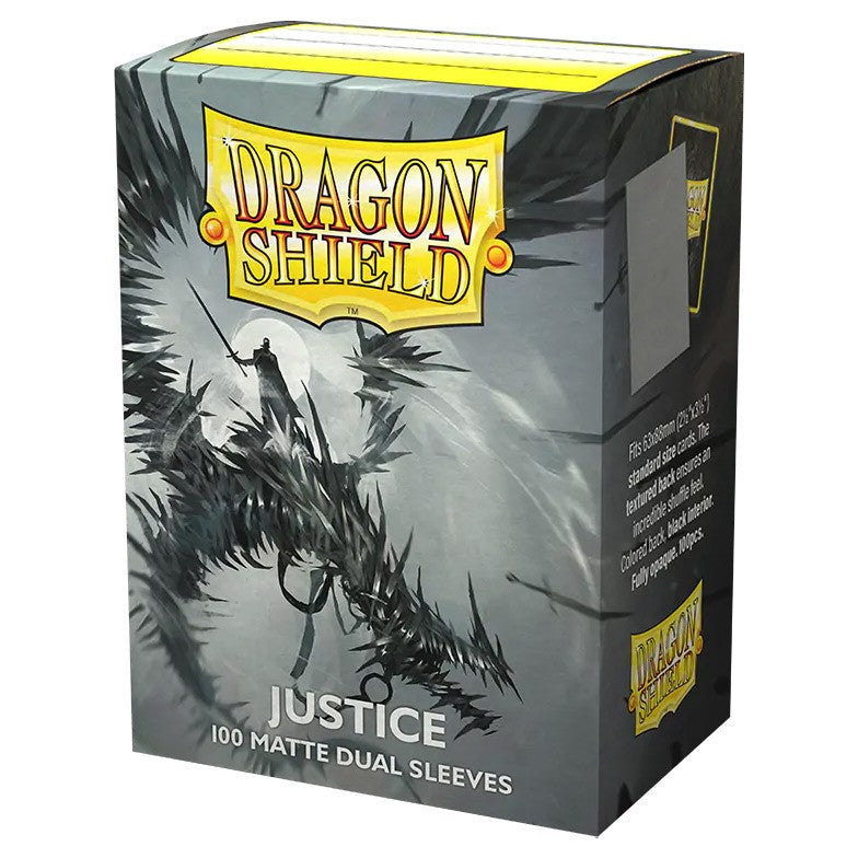 Dragon Shield: Matte Dual Standard Sleeves - JUSTICE (100ct)