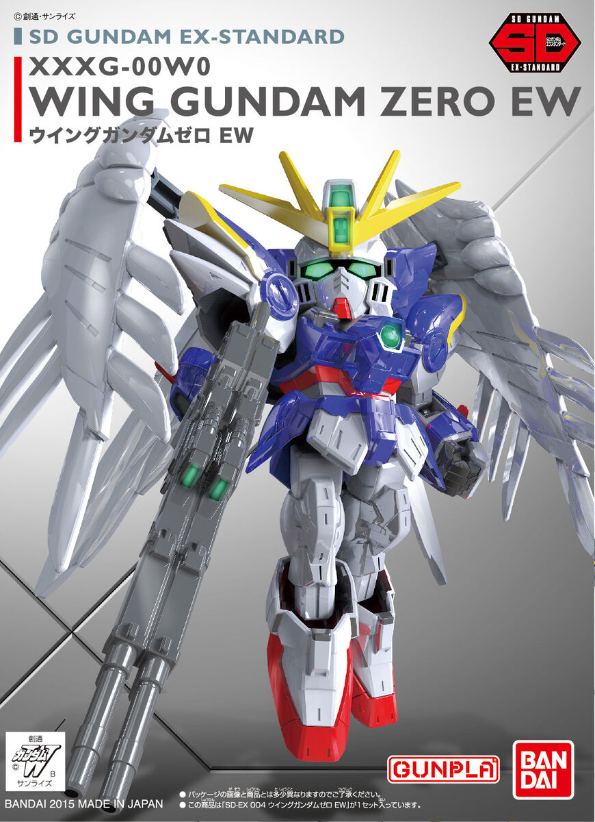 Bandai Hobby - Gundam Wing: Endless Waltz - 004 Wing Gundam Zero (EW) SD EX-Standard Model Kit
