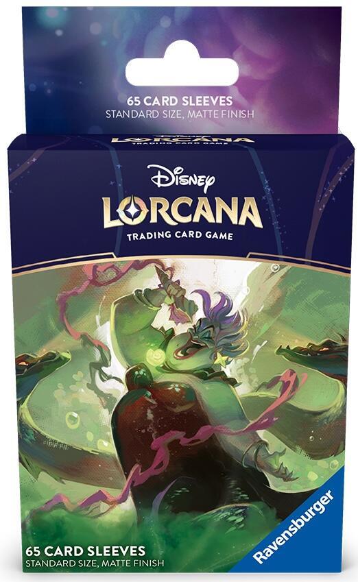 Disney Lorcana Card Sleeves - Ursula - Deceiver of All (65-Pack) - Ravensburger Card Sleeves