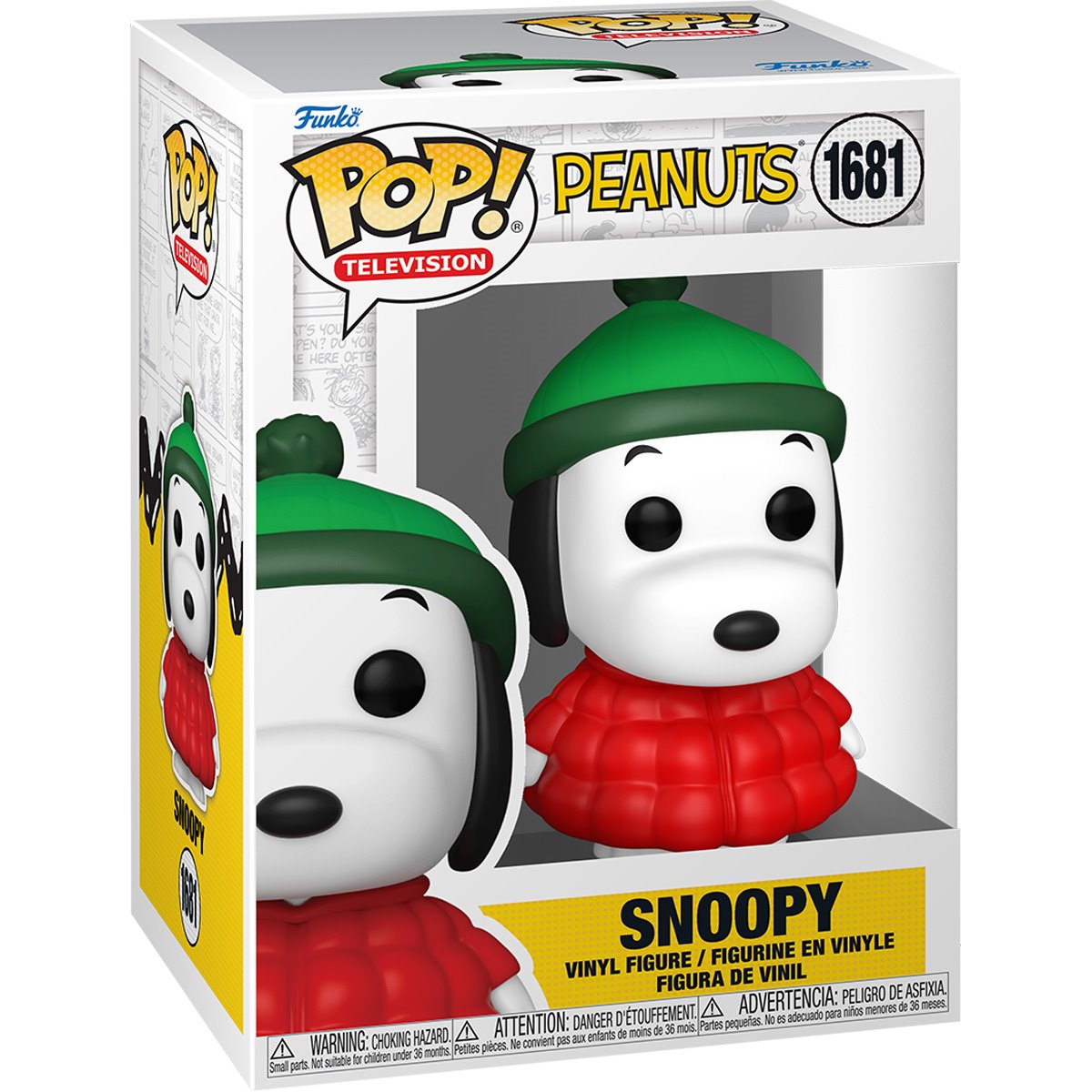 Peanuts Snoopy in Coat Funko Pop Vinyl Figure #1681 - Specialty