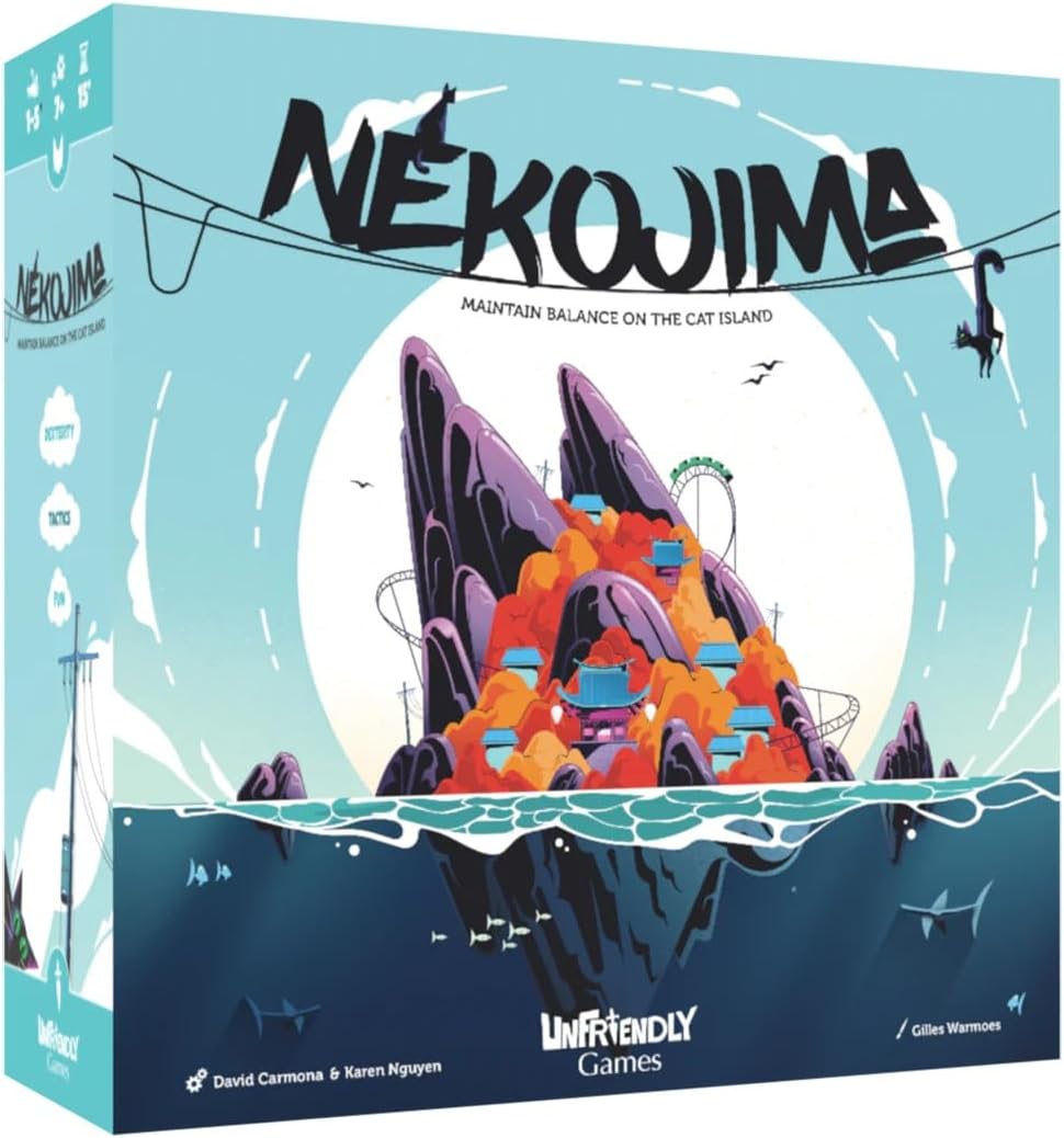 Nekojima | Avoid Mischievous Cats While Carefully Building a Japanese Power Grid | Stacking and Weaving Dexterity Game