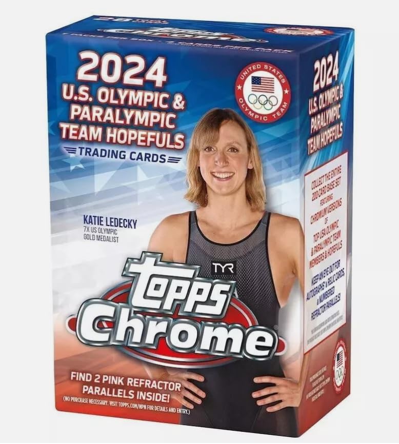 2024 Topps Chrome US Olympic & Paralympic Team Hopefuls Blaster Box