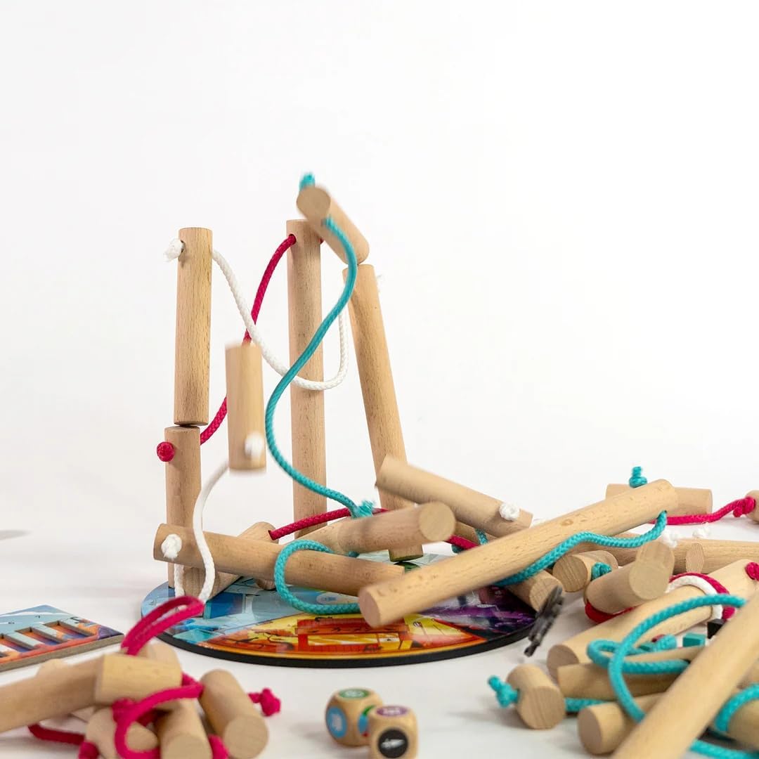 Nekojima | Avoid Mischievous Cats While Carefully Building a Japanese Power Grid | Stacking and Weaving Dexterity Game