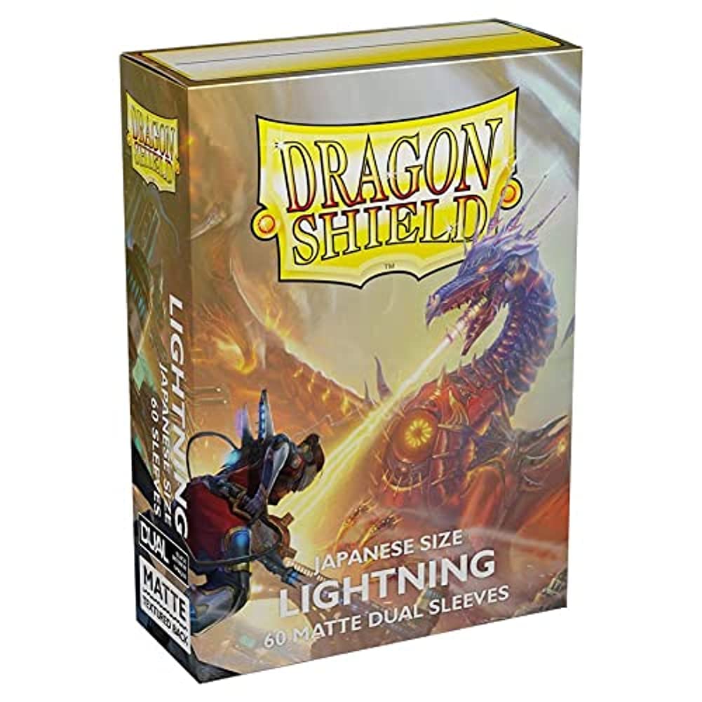 Dragon Shield: Matte Dual Japanese Sleeves - LIGHTNING (60ct)