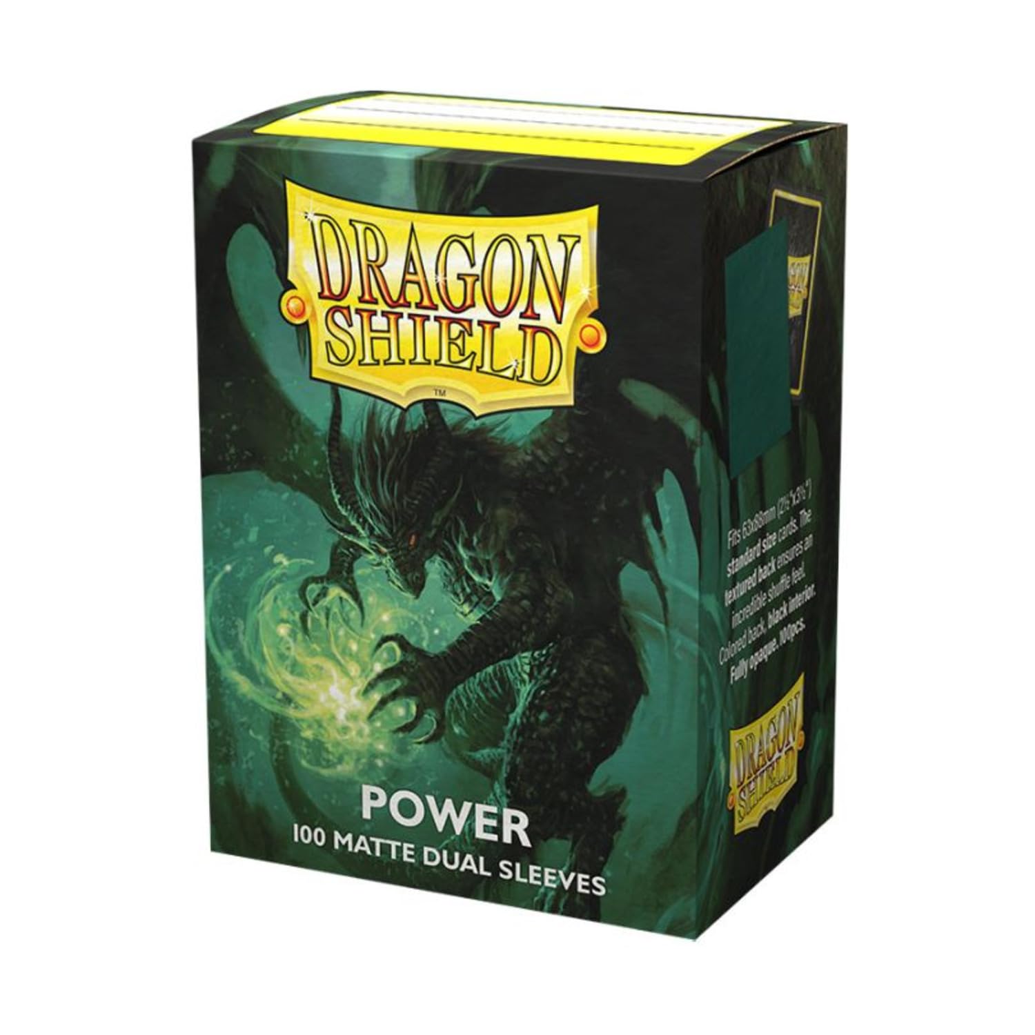 Dragon Shield: Matte Dual Standard Sleeves - POWER (100ct)