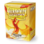 Dragon Shield: Yellow - Matte Sleeves - Standard Size (100ct)