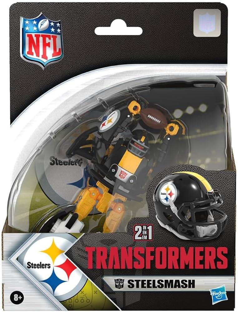 Transformers NFL Pittsburgh Steelers Steelsmash Action Figure