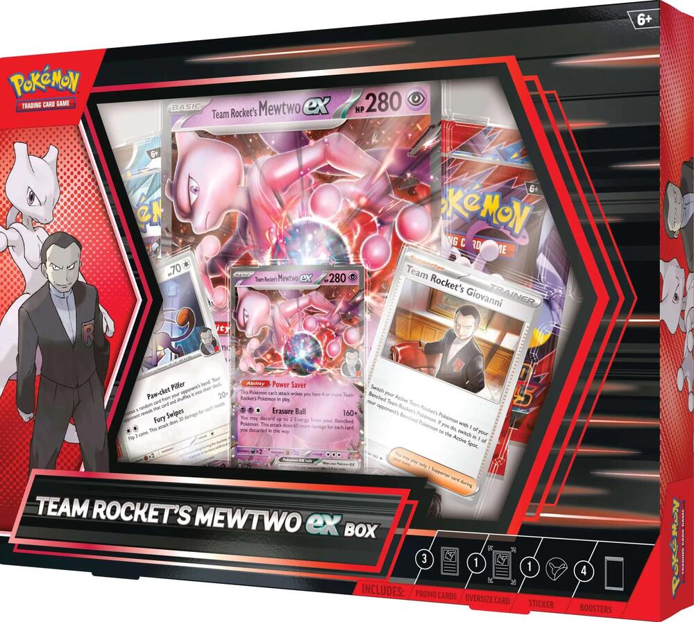 Pokemon Team Rocket Mewtwo EX Box
