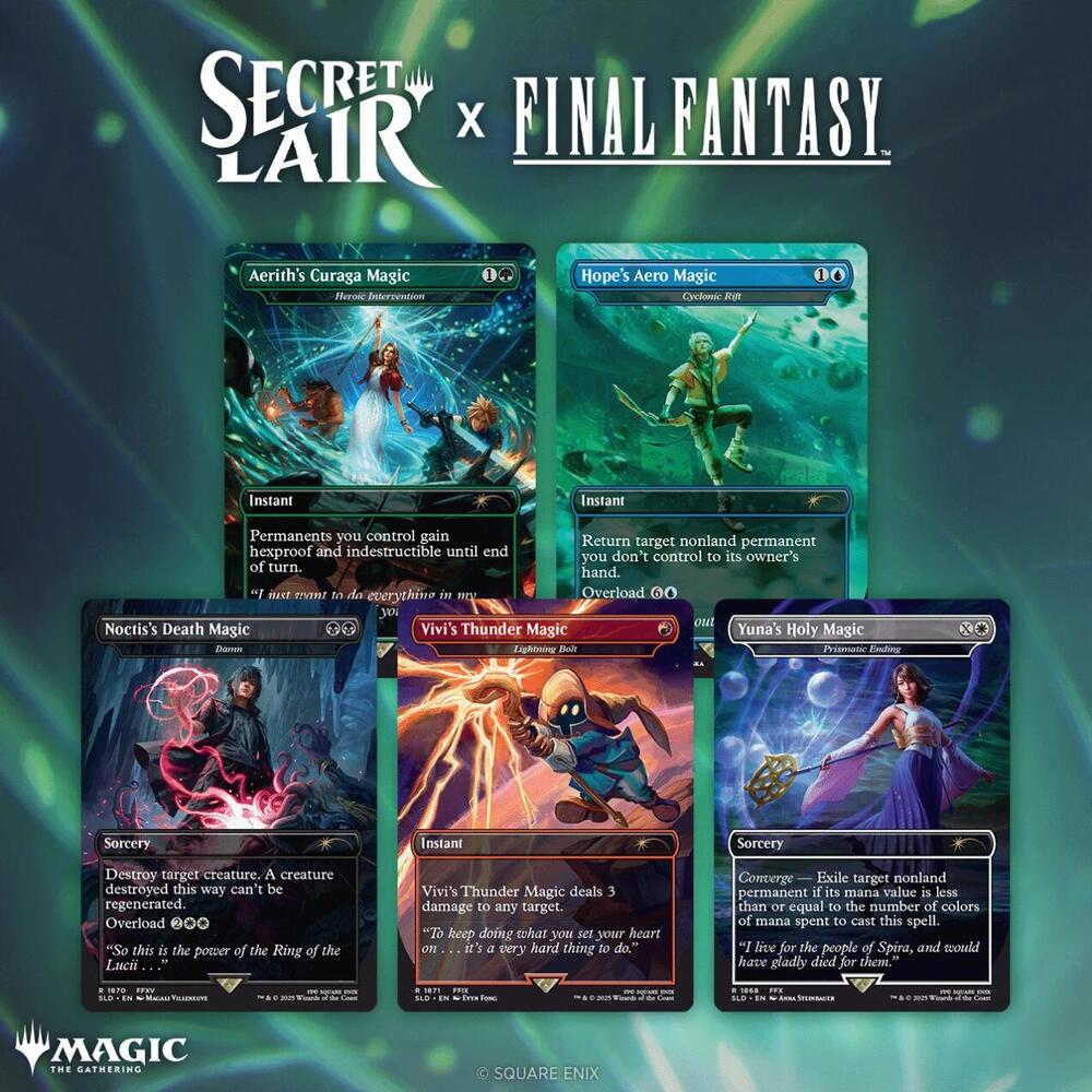 Magic the Gathering Secret Lair x Final Fantasy Grimoire (Non-Foil)