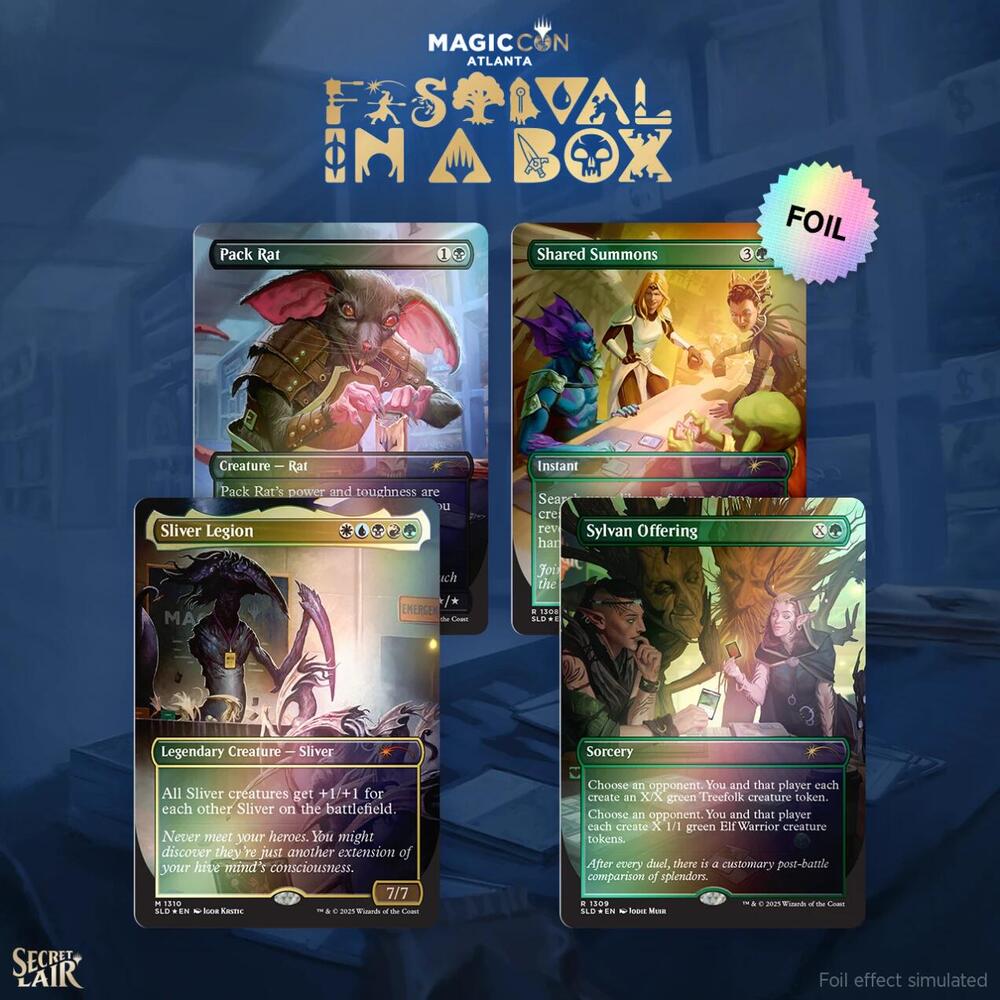 Secret Lair Drop: MagicCon: The Gathering - Rainbow Foil Edition (Sealed)