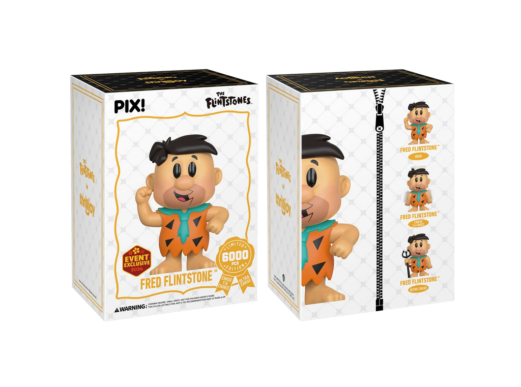 The Flintstones Fred Flintstone Thrilljoy Pix! Vinyl Figure - 2026 Convention Exclusive