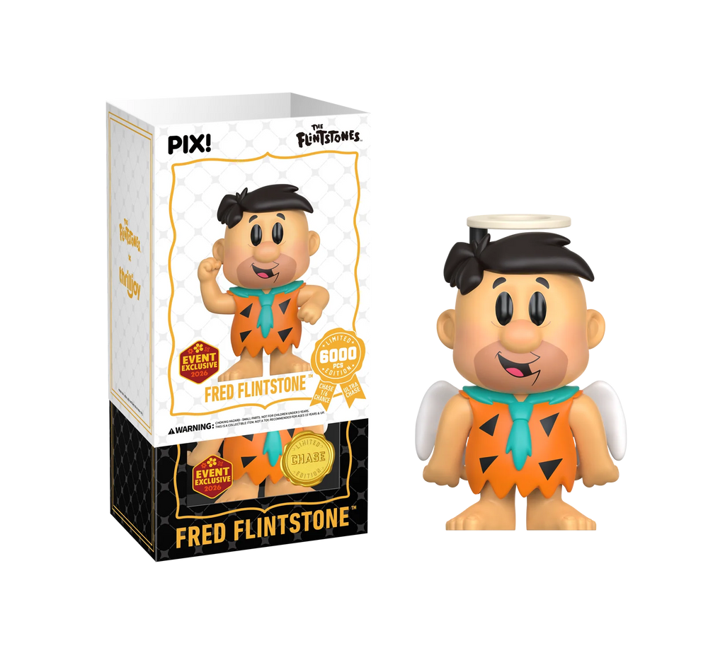 The Flintstones Fred Flintstone Thrilljoy Pix! Vinyl Figure - 2026 Convention Exclusive