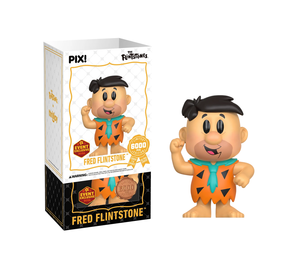 The Flintstones Fred Flintstone Thrilljoy Pix! Vinyl Figure - 2026 Convention Exclusive