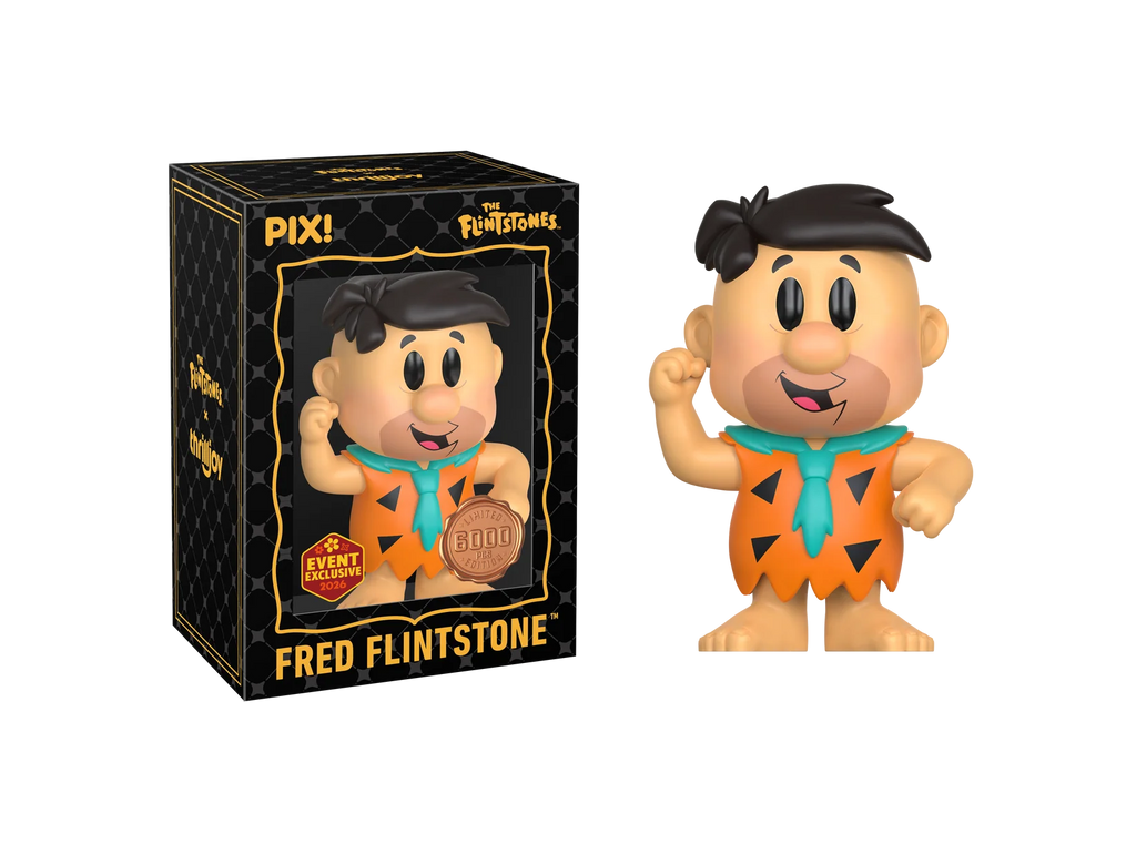 The Flintstones Fred Flintstone Thrilljoy Pix! Vinyl Figure - 2026 Convention Exclusive