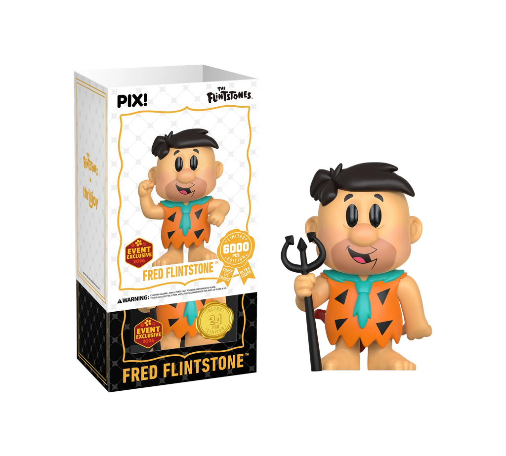 The Flintstones Fred Flintstone Thrilljoy Pix! Vinyl Figure - 2026 Convention Exclusive