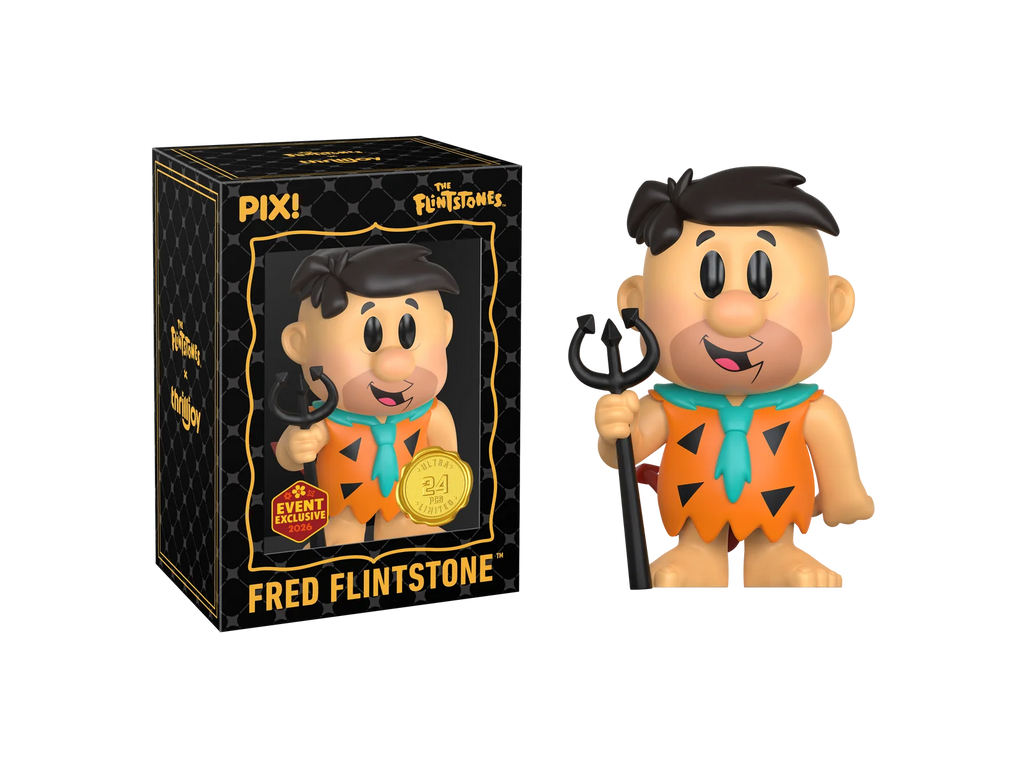 The Flintstones Fred Flintstone Thrilljoy Pix! Vinyl Figure - 2026 Convention Exclusive