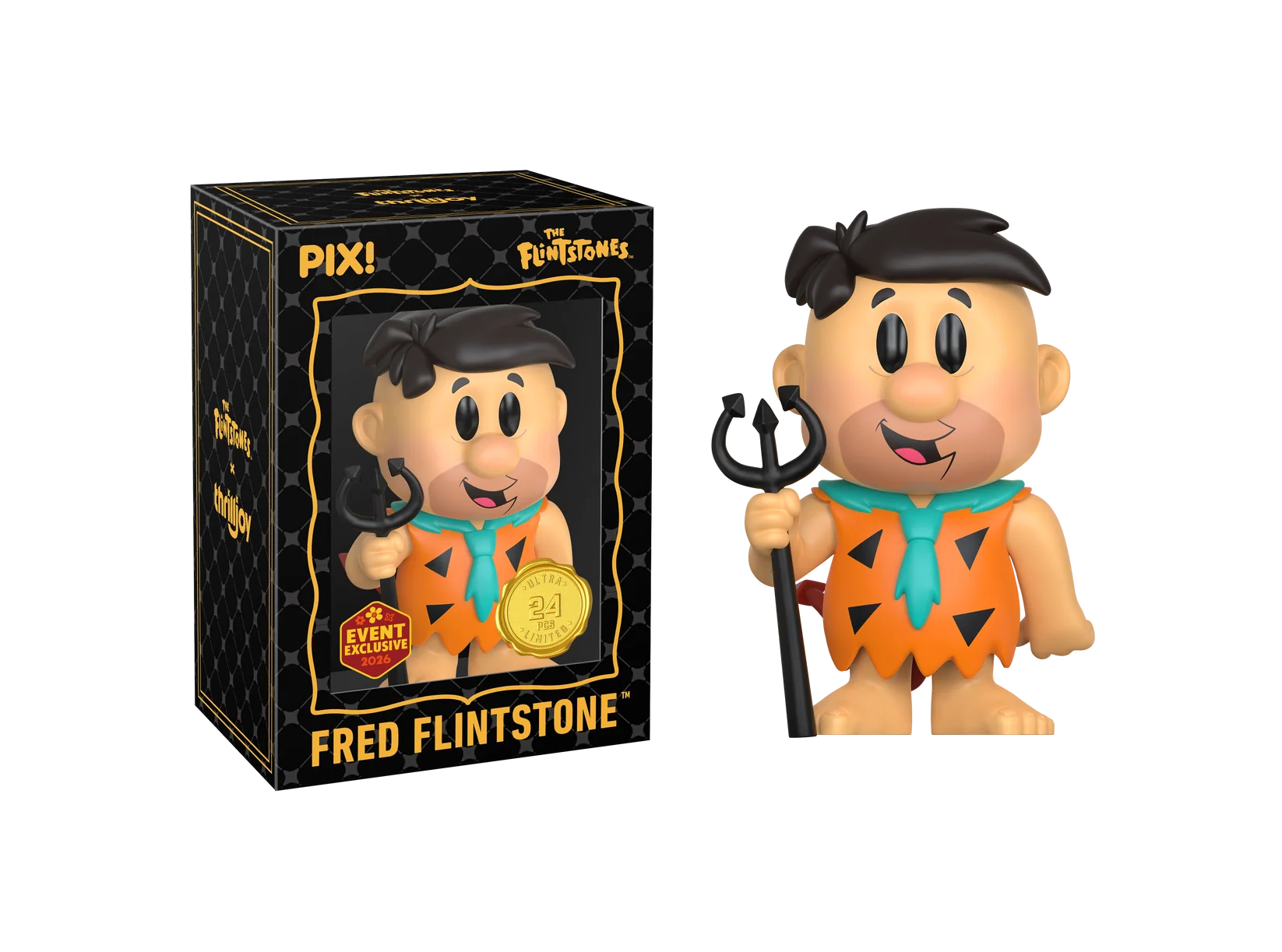 The Flintstones Fred Flintstone Thrilljoy Pix! Vinyl Figure - 2026 Convention Exclusive
