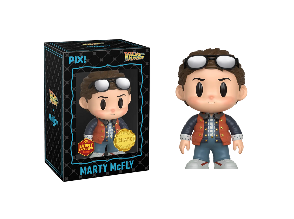 Back to the Future Marty McFly with Skateboard Thrilljoy Pix! Vinyl Figure - 2026 Convention Exclusive