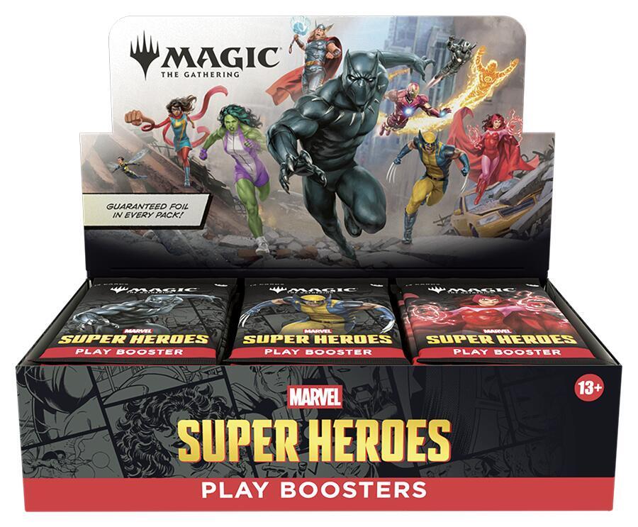 Magic the Gathering -Marvel Super Heroes - Play Booster Display - Marvel Super Heroes (MSH)