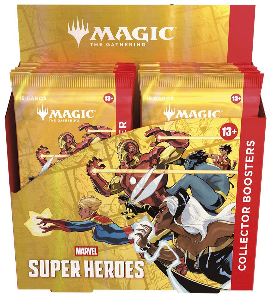 Magic the Gathering - Marvel Super Heroes - Collector Booster Display - Marvel Super Heroes (MSH)