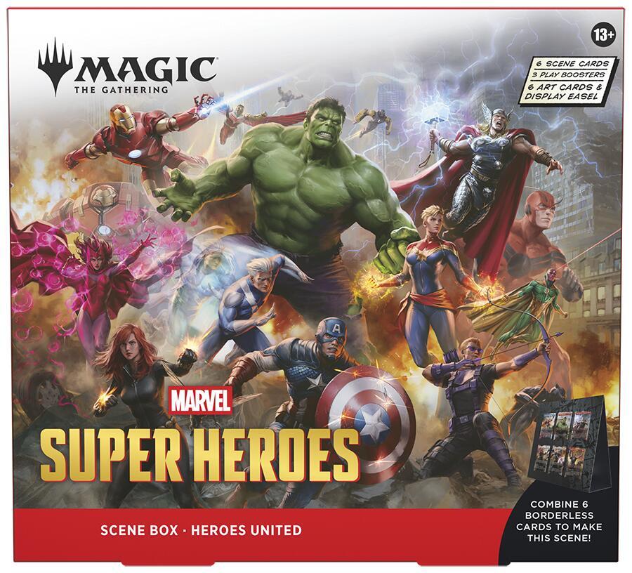 Magic the Gathering -Marvel Super Heroes Scene Box - Heroes United - Marvel Super Heroes (MSH)